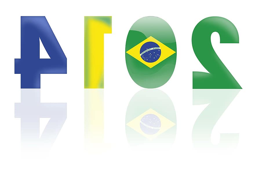 Mistrzostwa Świata, piłka nożna, Puchar Świata 2014, 2014, mecz piłki nożnej, sport, Zielony, flaga, Brazylia