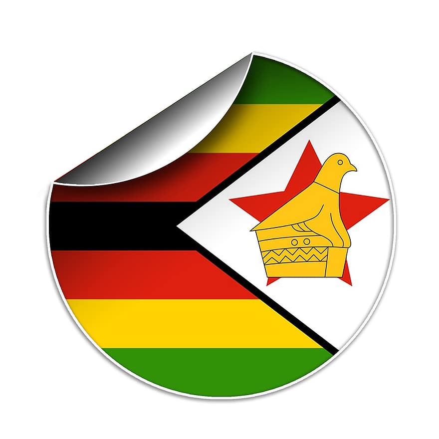 bayrak, Zimbabwe, sembol