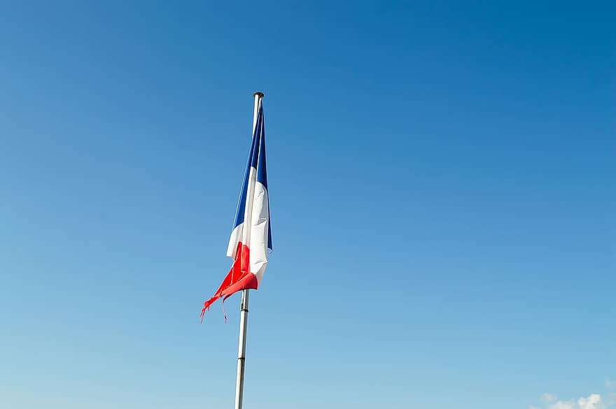 旗、フランス、シンボル、バナー