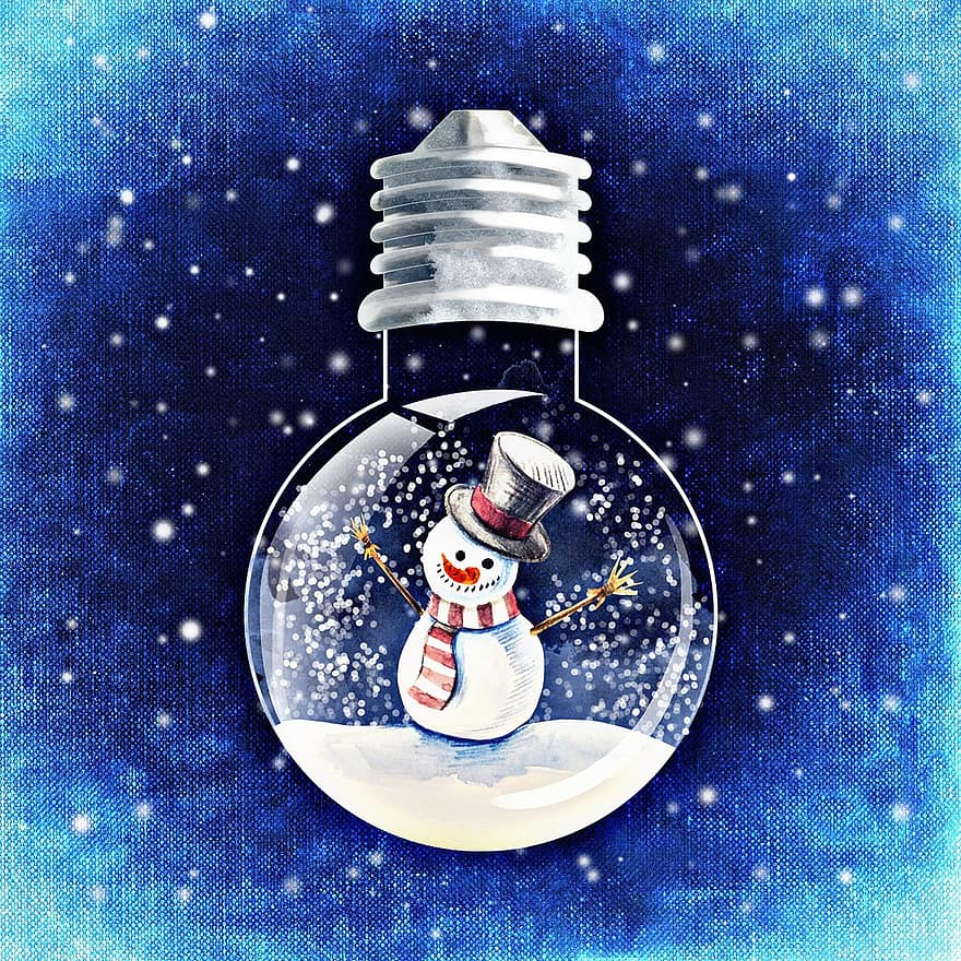 зима, снігова куля, сніг, холодний, весело, блакитний, Грудень, Різдво