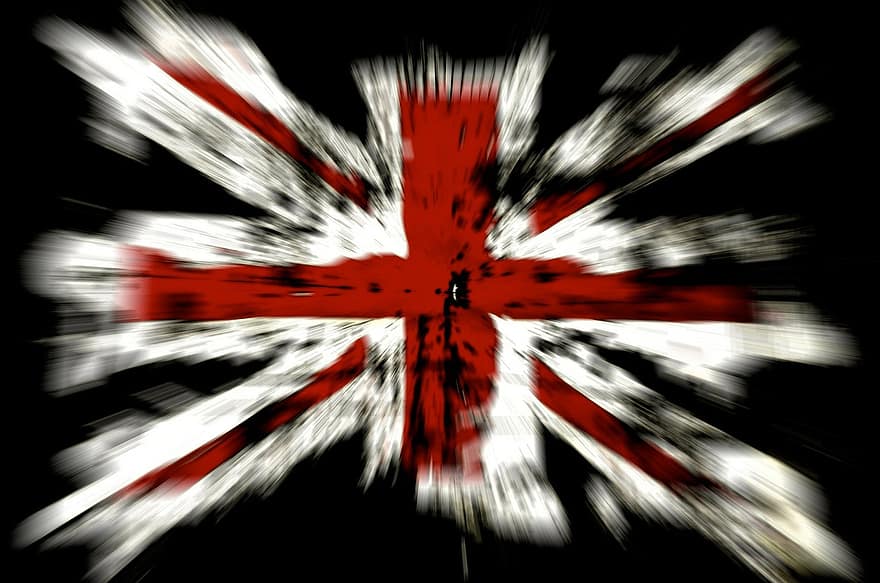 Blue, Kingdom, Great, United, Effect, Country, Pole, Flag, British, Cross, Abstract
