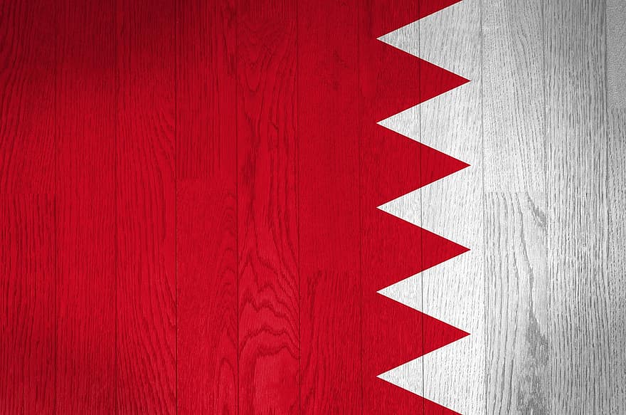 bahrain, nazione, bandiera, sfondo, di legno, legna, patriota, patriottismo, sfondi, modello, simbolo