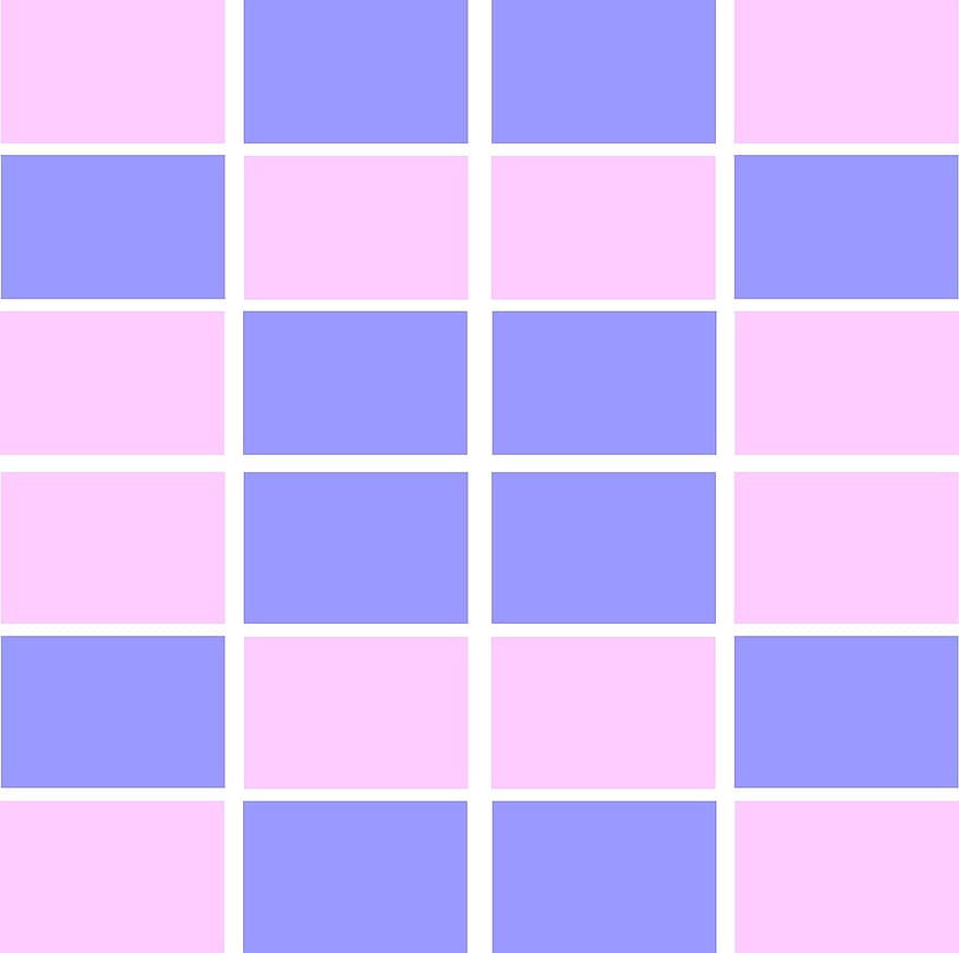 rose, bleu, blanc, géométrique, des rayures, Blocs à rayures, cubes, des rectangles, amusement, garçon, fille
