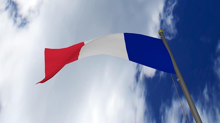 Fransa, fransa bayrağı, Fransızca, bayrak, sembol, Ulusal, Avrupa, ülke, ulus, belirtmek, bildirmek, vatansever kişi