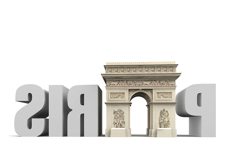 Paris, arco de triunfo, arquitetura, construção, Igreja, lugares de interesse, historicamente, turistas, atração, ponto de referência, fachada