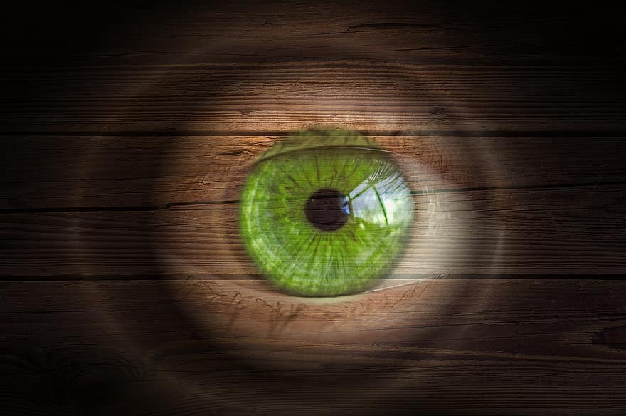 occhio, ciglia, occhio di legno, legna, grano, struttura, tavola, modello, sfondo, knothole