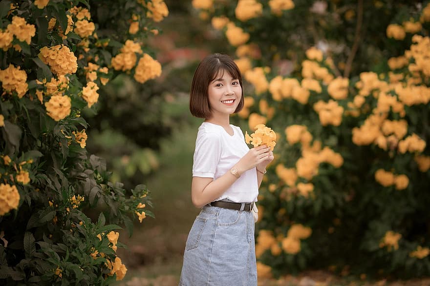 girl, woman, model, smiling, outdoors, cute, cheerful, child, happiness, nature, one person