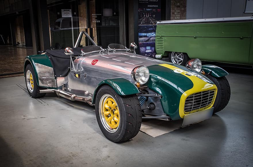 Спортивний автомобіль Lotus, спортивна машина, старовинний автомобіль, автомобільний, родстер