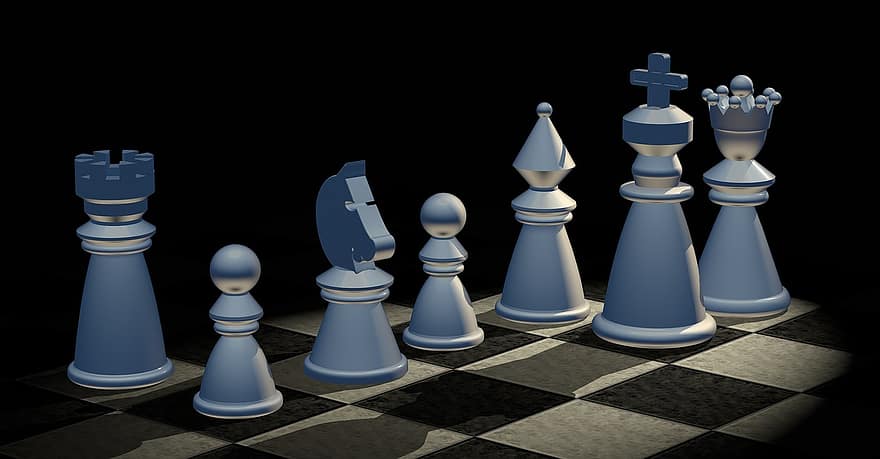 Roi, Dame, coureurs, la tour, cheval, Springer, Bauer, échecs, jeu d'échecs, pièces d'échec, figure
