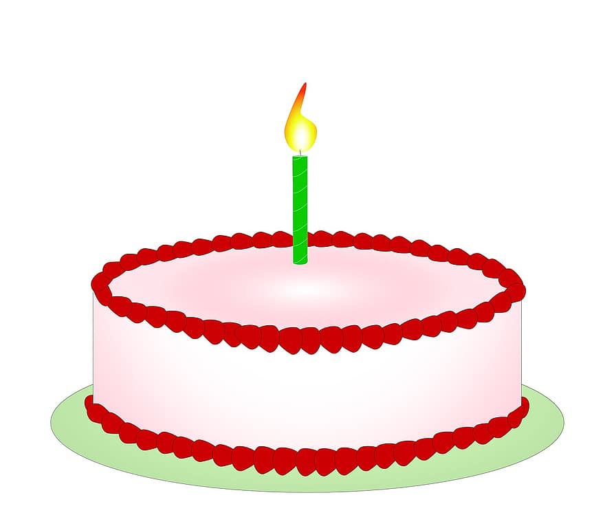 kue, ulang tahun, lilin, kue ulang tahun, perayaan, pesta, makanan, manis, pencuci mulut, penuh warna, api