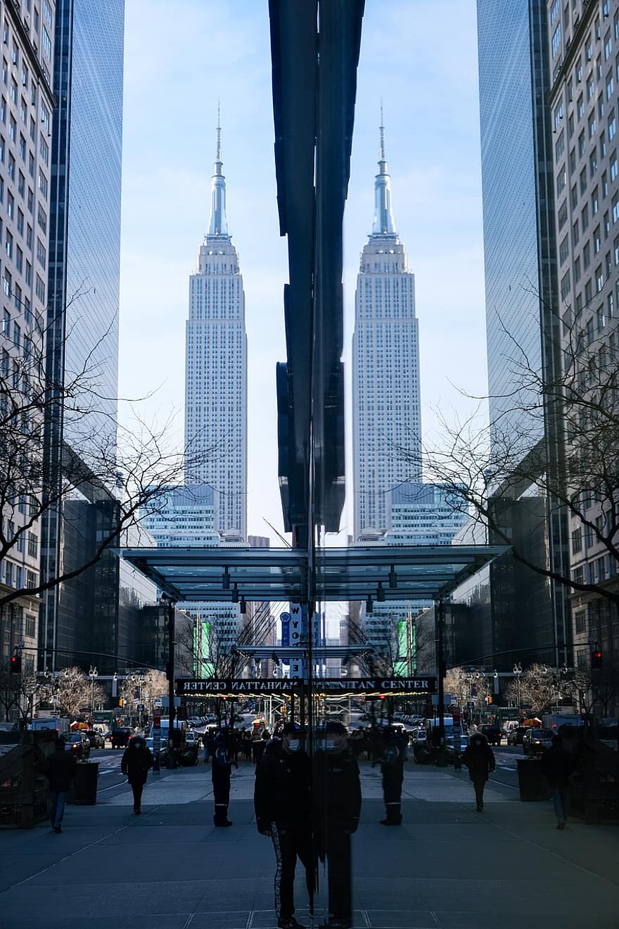 new york, nyc, by, imperium stat bygning, Manhattan, bygninger, skyskrabere, USA, skyskraber, byliv, arkitektur