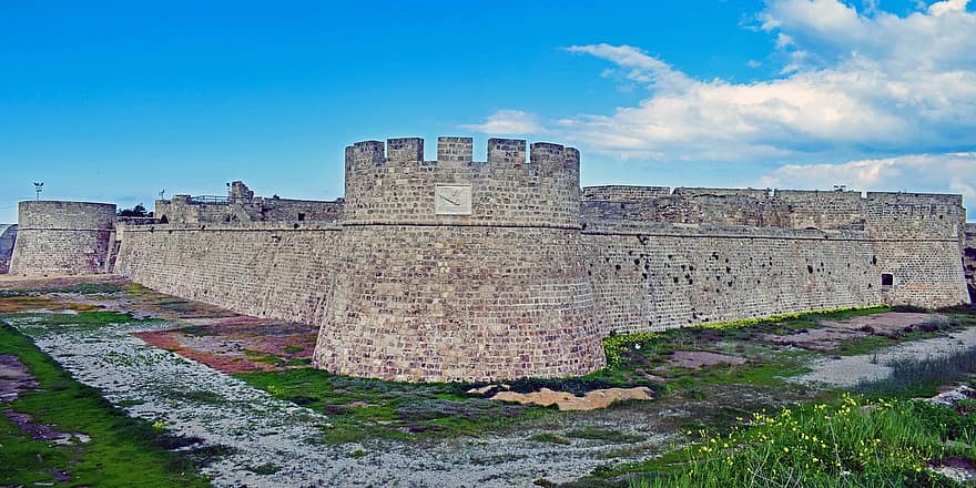 Cyprus, Famagusta, Castle, Othello Castle, Fortress, Architecture, Landmark, Medieval, Sightseeing, Historical, Monument