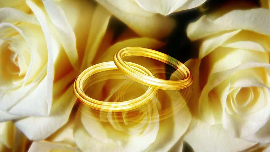 bryllup, ringe, engagement, smykker, forhold, romantisk, romantik