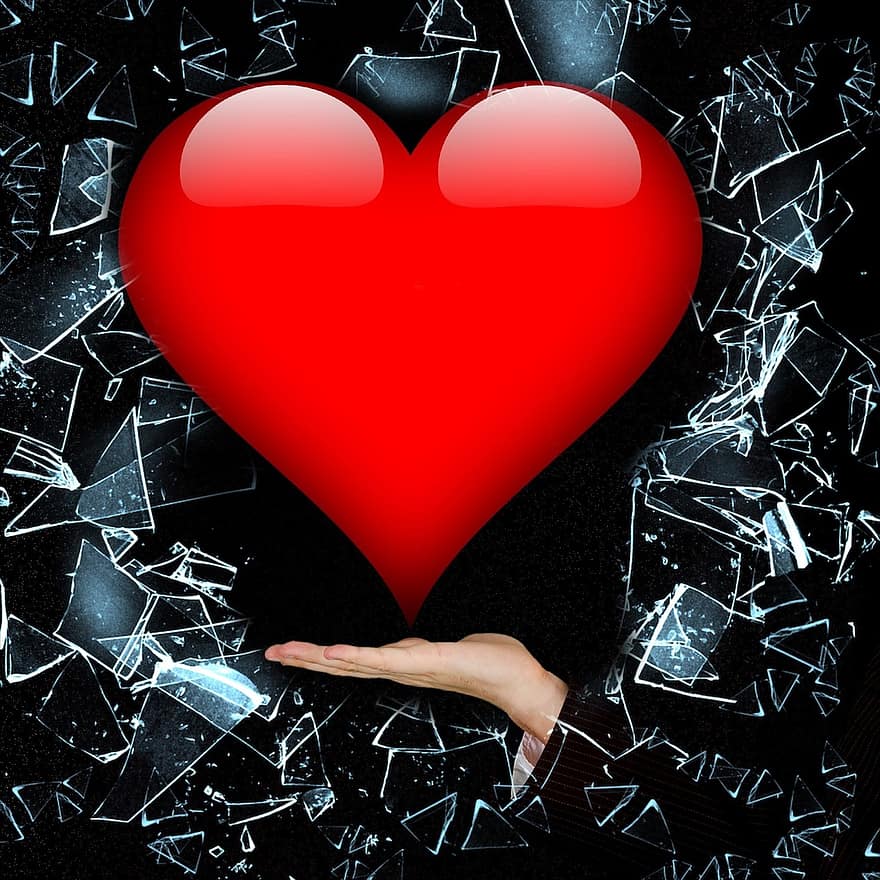dia dos Namorados, coração, mão, St Valentin, apaixonado, amor, alegria, afeição, emoções, sentimentos, felicidade