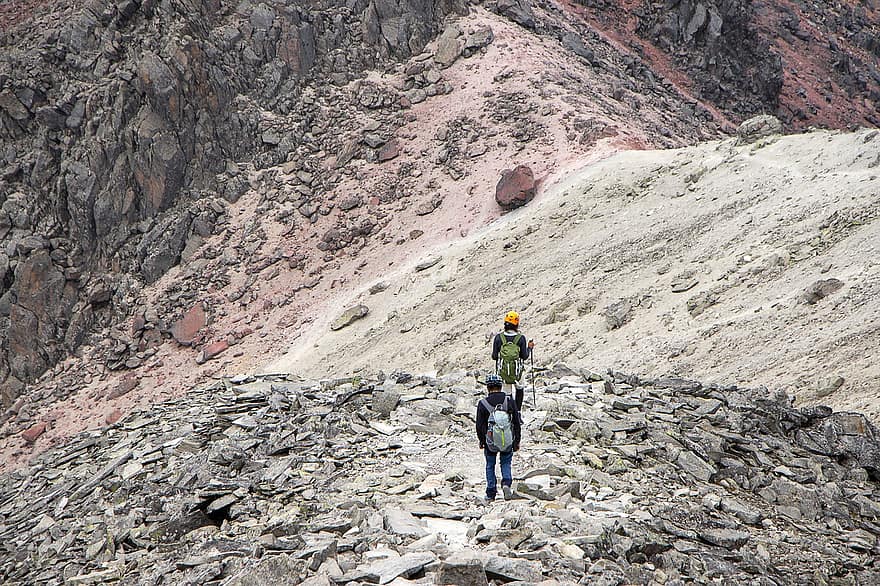 alpinisme, bergbeklimmen, nevado de toluca, berg-, vulkaan, top, Mexico, toluca