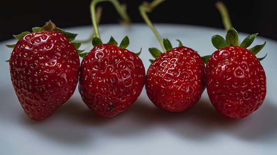 Strawberries, Fruits, Food, Fresh, Healthy, Ripe, Organic, Sweet