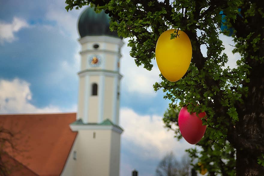 ous de Pasqua, Església, decoració, ornament, Pasqua, ous, decoracions de pasqua, festival de Pasqua, fons