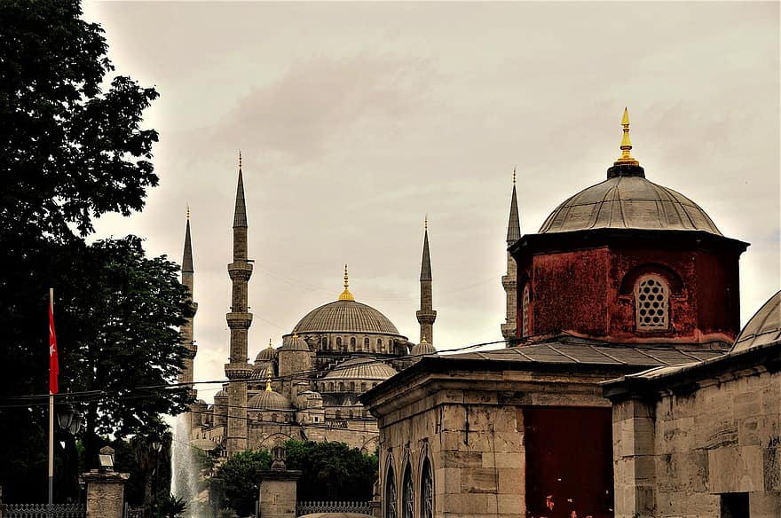 Estanbul, pavo, ciudad, palacio de Topkapi, religión, lugar famoso, arquitectura, alminar, culturas, espiritualidad, historia