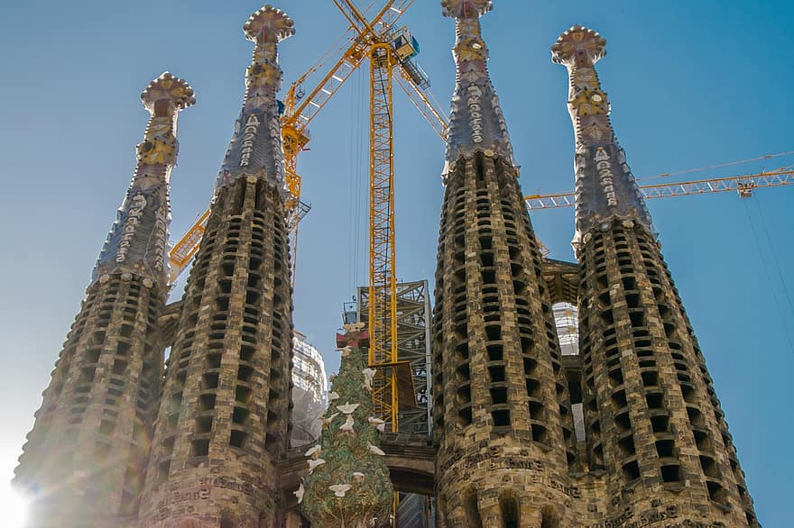 Sagrada Familia, Iglesia, Barcelona, Europa, católico, España, viaje