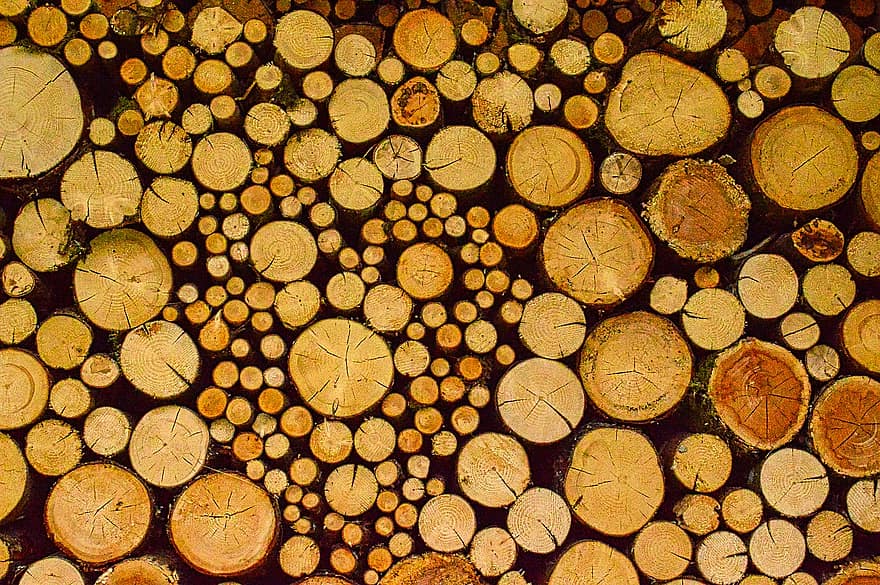 Holz, protokolliert, bole, Brennholz, Holzstücke, Holzstapel, hölzern, Bauholz, Forstwirtschaft, Textur, Abholzung