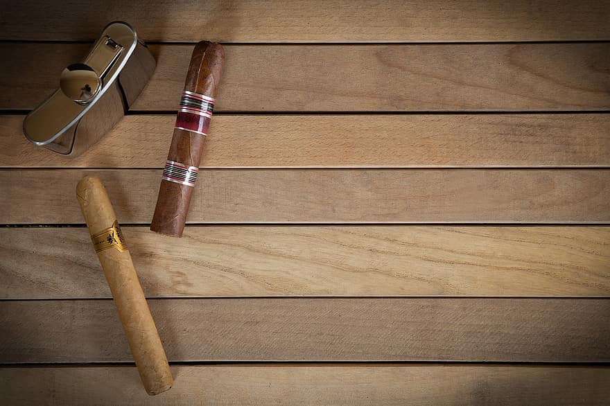Cigars, Tobacco, Drink, Wooden Table, Smoking, Luxurious, Handmade, Luxury, Cuban, Smoke, Product