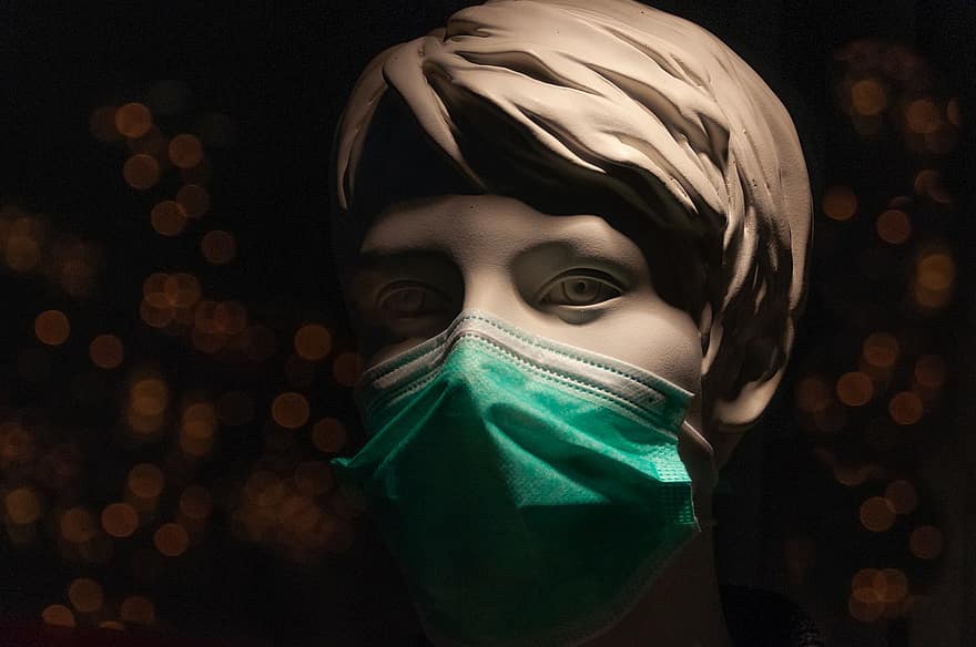 маска для обличчя, коронавірус, інфекція, пандемія, COVID-19, захист, захисна маска, робочий одяг, один чоловік, дорослий, чоловіки