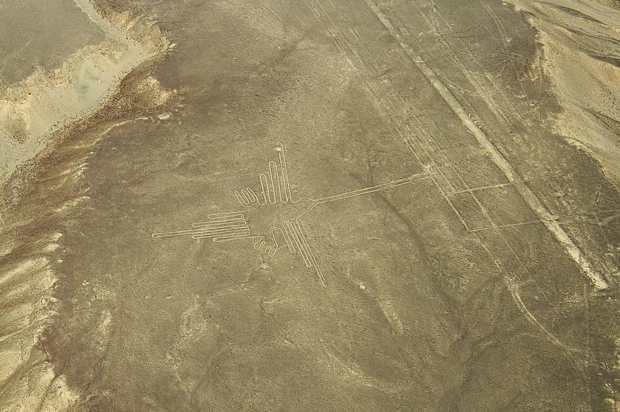 Nazca, linjat, Peru, ilma, maa, nazca-linjat, kolibri