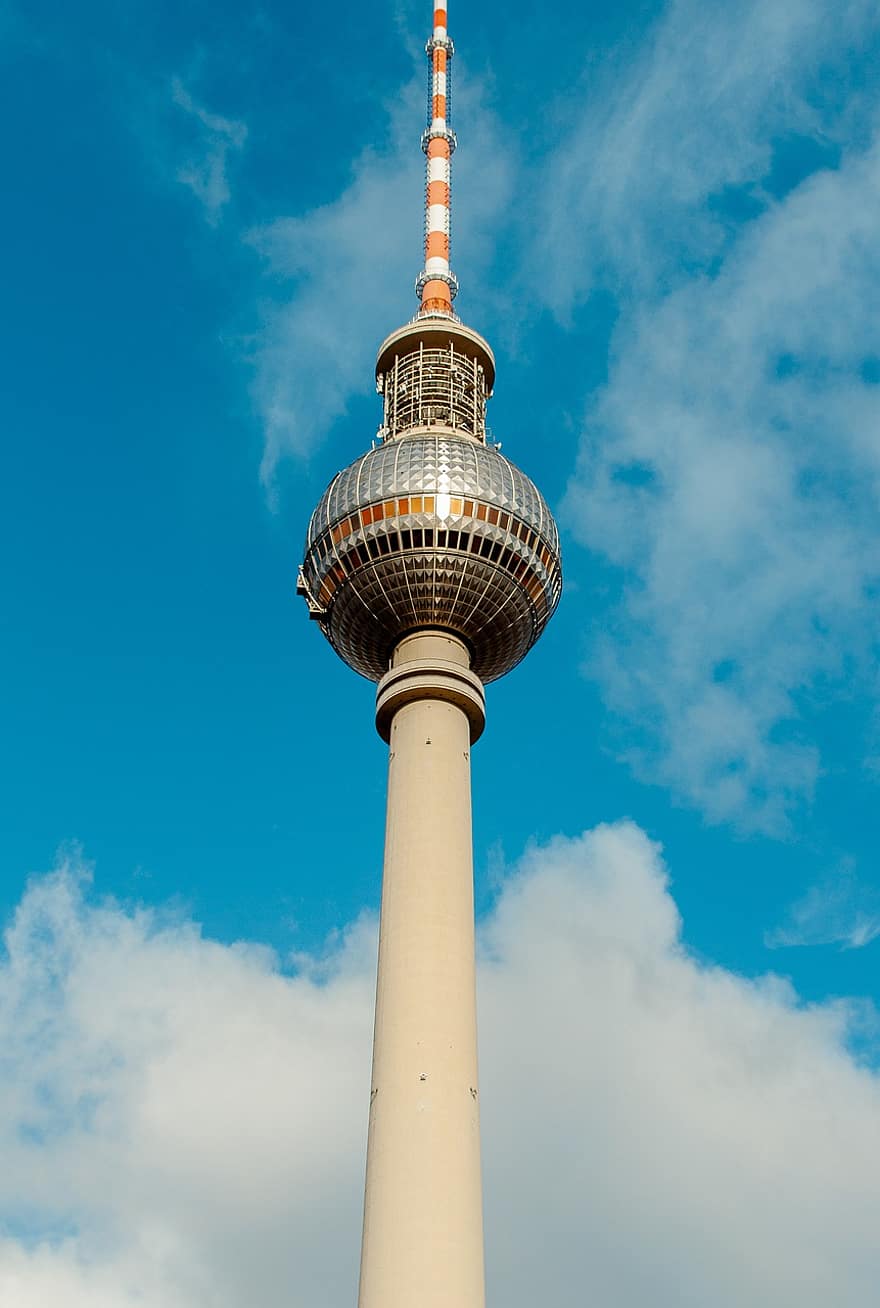 berlino televizijos bokštas, berlin, bokštas, orientyras