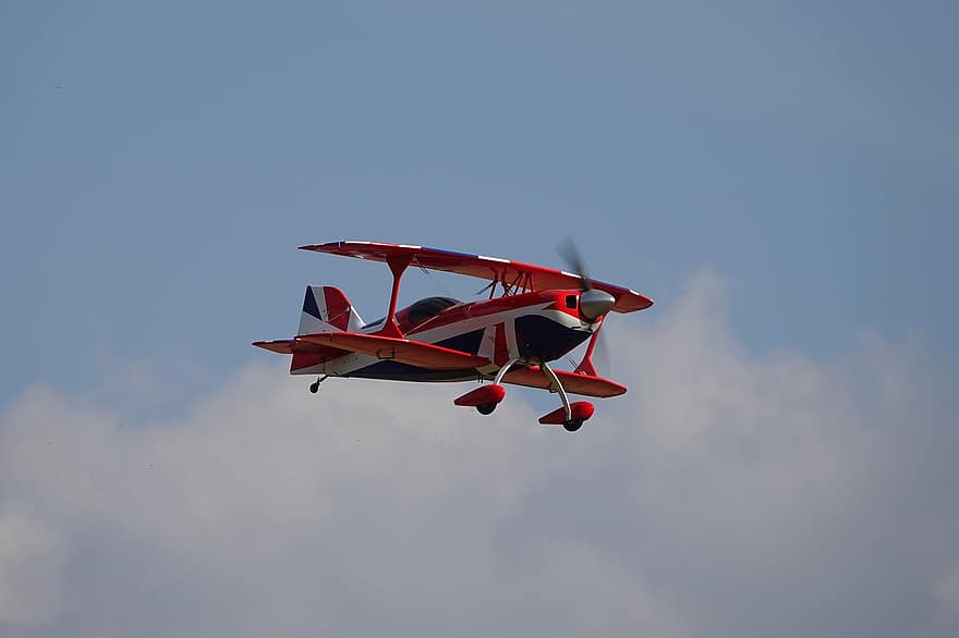 Steen Skybolt, letadlo, letoun, letectví, letecká akrobacie, model letadla, dvojpatrový autobus, vrtule, leteckého vozidla, létající, zakrnět