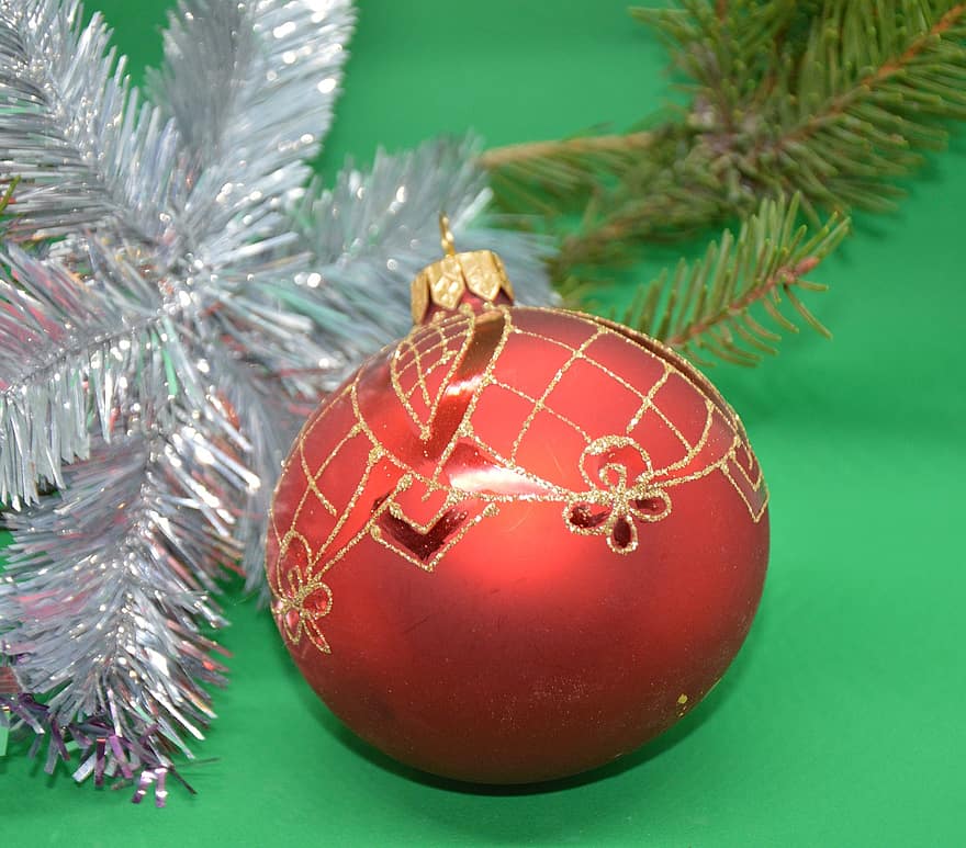Kalėdos, apdaila, ornamentas, švelnus, šventinis, šventė