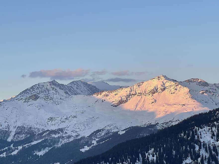 main ski, gunung, musim, musim dingin, salju, Perancis, pegunungan Alpen, puncak, di luar rumah, perjalanan, pemandangan