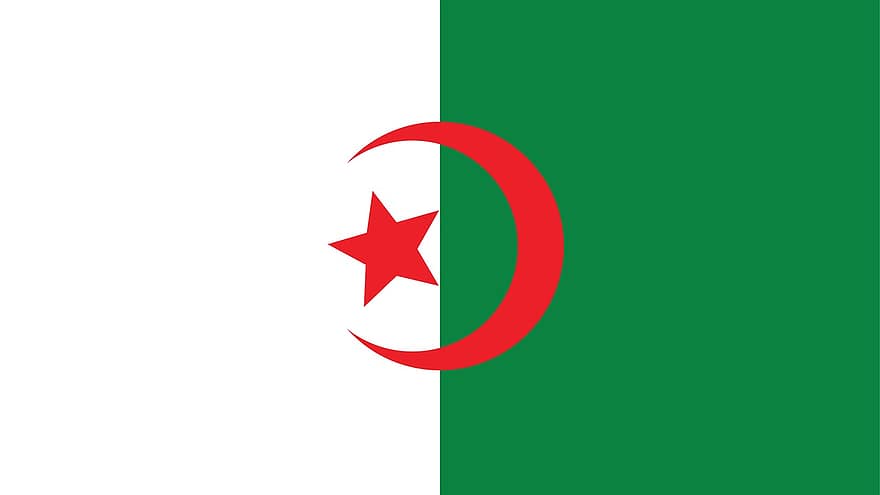 algeriet, flag
