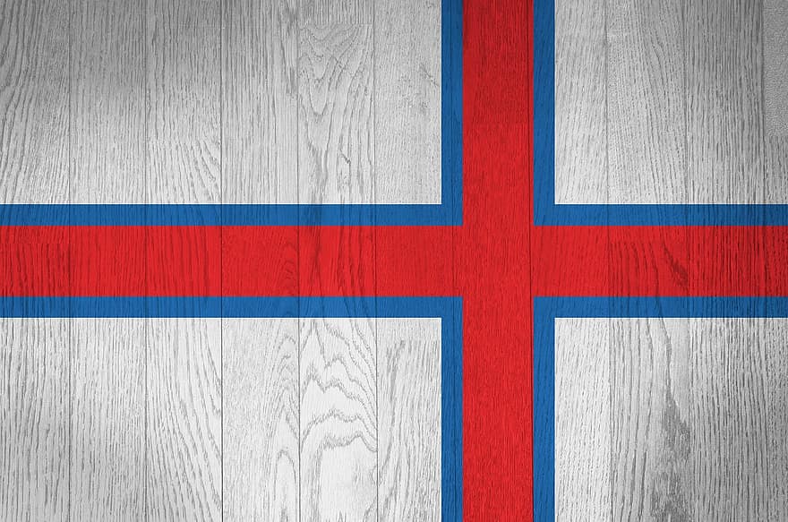 vlag, land, aardrijkskunde, Faeröer, faroe