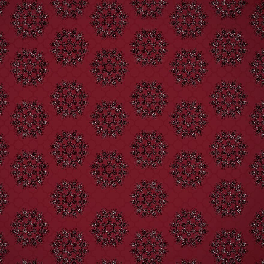 Ornaments, Pattern, Background, Background Pattern, Oriental, New Age, Texture, Decorative, Shades Of Red, Regularly, Christmas