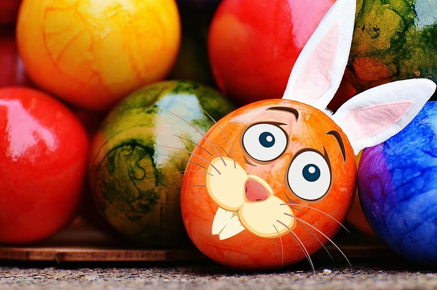Pasqua, ous de Pasqua, colorit, Feliç Pasqua, ou, de colors