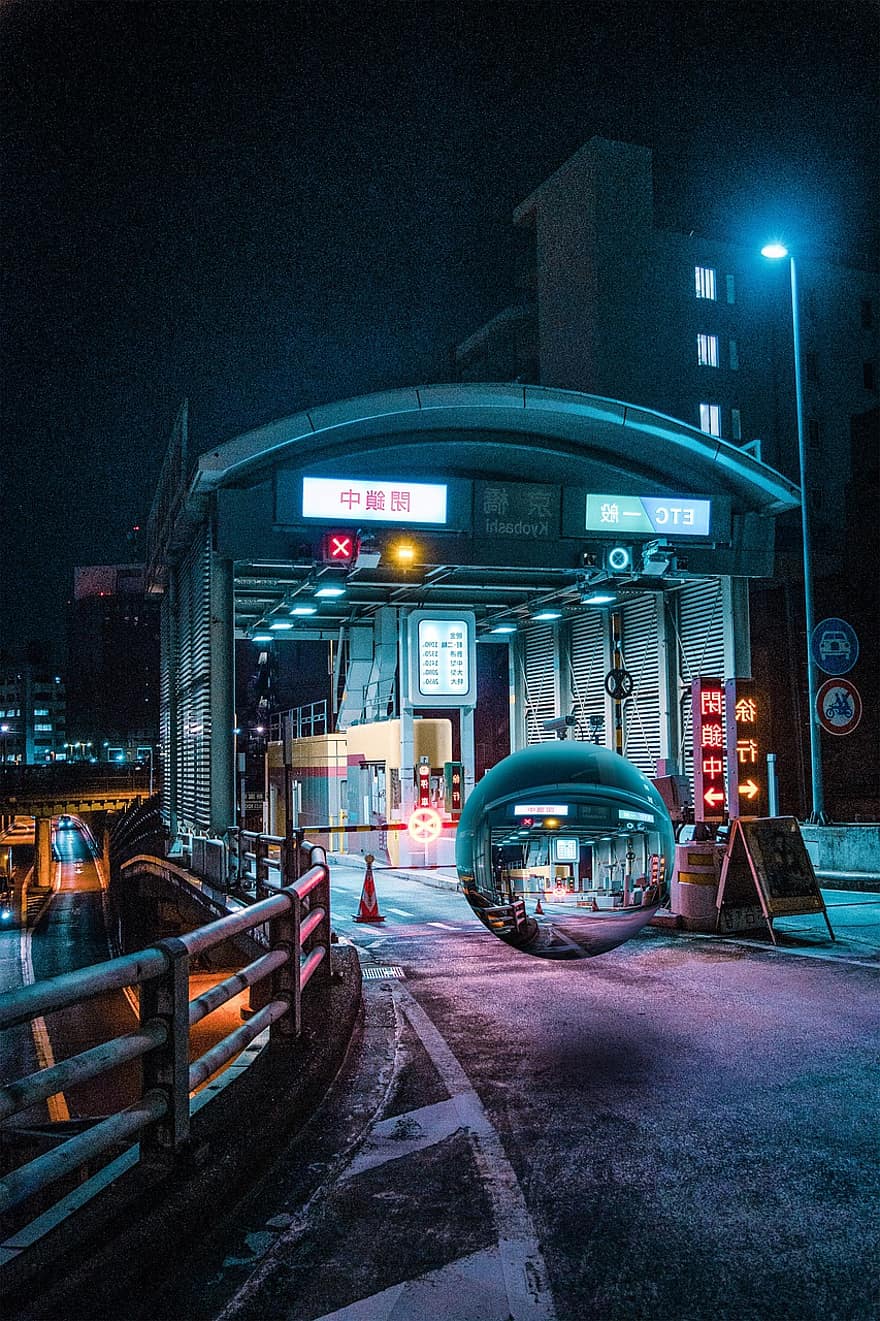 City, Night, Bridge, Korea, Seoul, Road, Asia, illuminated, traffic, architecture, city life