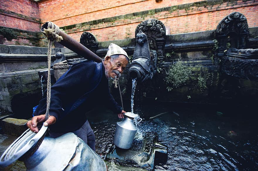 umano, persona, persone, ritratto, Nepal