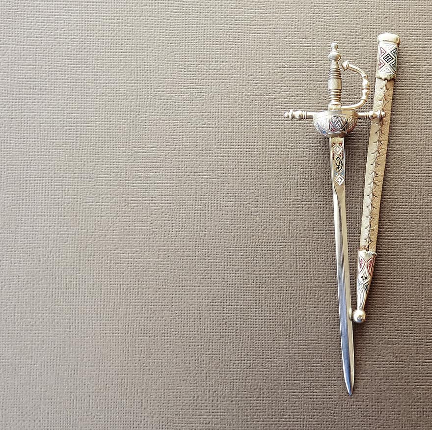 kılıç, meç, bıçak ağzı, dekoratif, kopya alanı