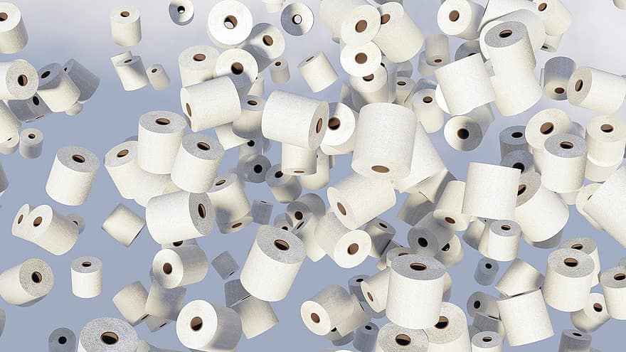pañuelos de papel, papel higiénico, Rollos de tejido, Papeles de seda, Pañuelos de baño