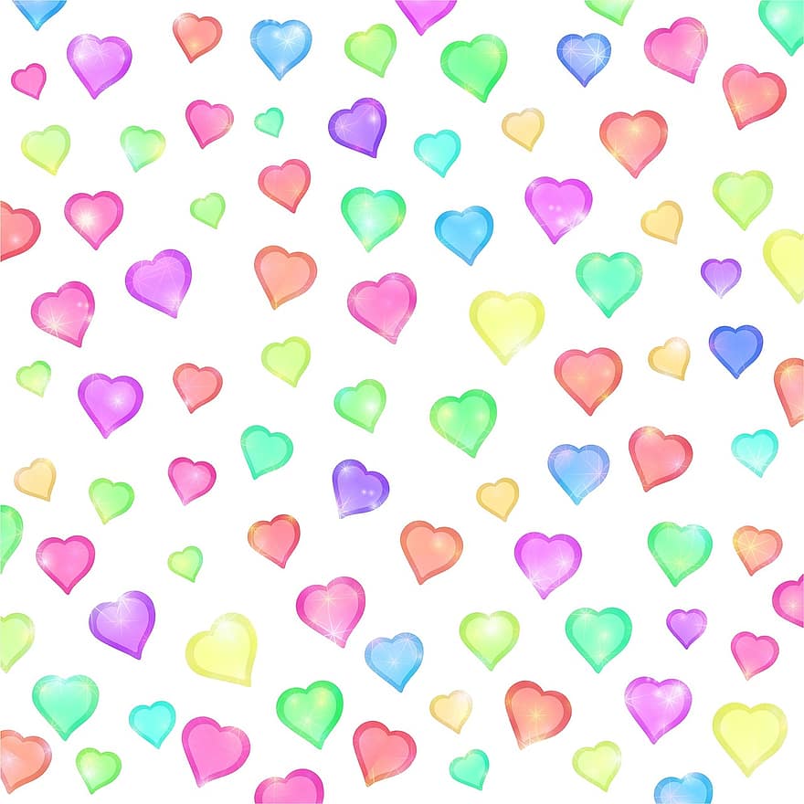 Love, Hearts, Shapes, Design, Paper, Wallpaper, Pattern, Background, Occasions, Valentine, Love Heart