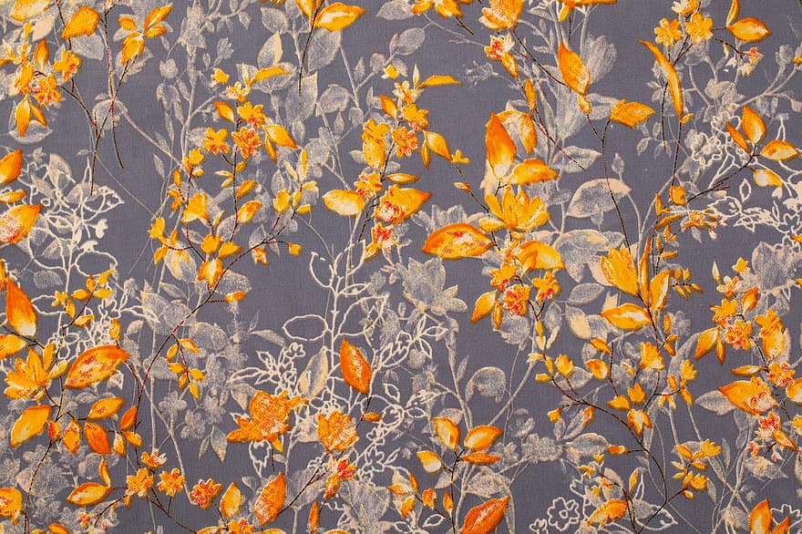 tecido, fundo floral, Tecido Bordado, bordado, estampa floral, Papel de parede de tecido, fundo de tecido, fundo, pano, textura, outono