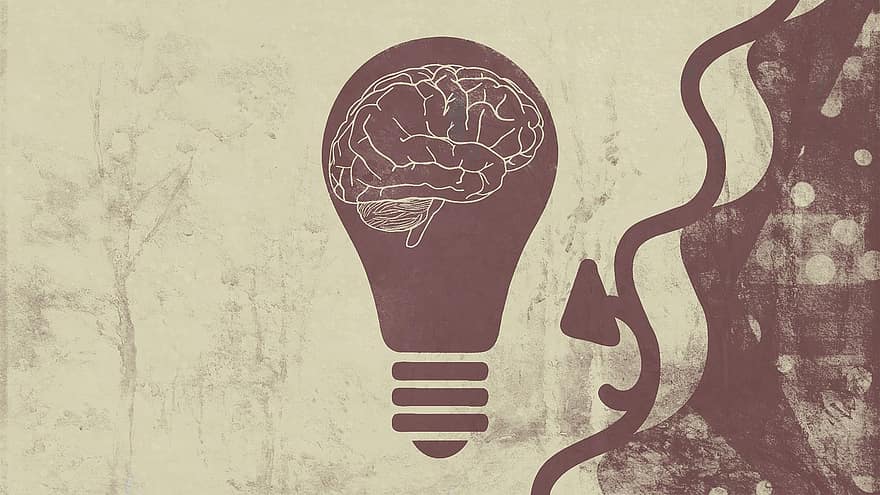 Brain, Light Bulb, Background, Idea Generation, Mind, Mental, Psychology, Health, Psychiatry, Think, Science