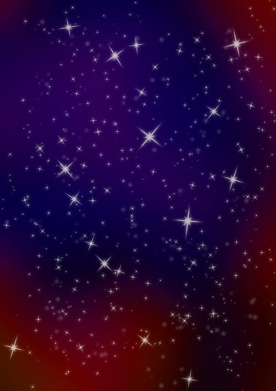 farbenspiel, stjerne, himmel, galakse, rom, univers, kosmos, mønster, stjernehimmelen, abstrakt, nattehimmel