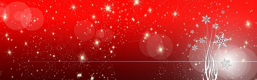 バナー、ヘッダ、クリスマス、クリスマスカード、グリーティングカード、星、フラクタル、青、出現、クリスマス・イブ、祭り