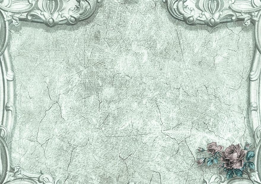 Background, Paper, Old, Picture Frame, Ornament, Art, Pattern, Texture, Digital Texture, Scrapbook, Page
