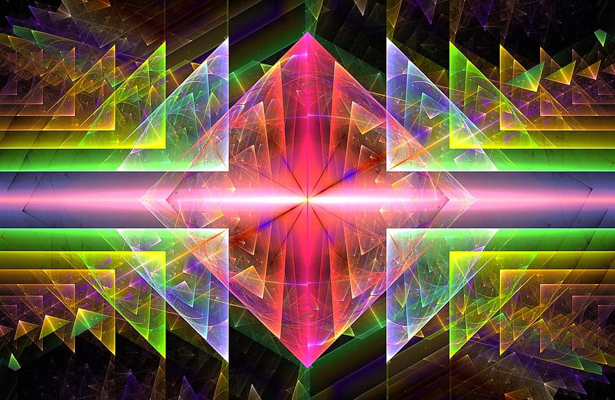 il·lusió, fractal, digital
