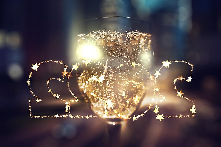 Naujųjų metų diena, sylvester, fejerverkai, sparklers, putojantis vynas, prost, atsukti, Naujųjų metų vakaras, Metų pradžia, Prielinksniai, laimė