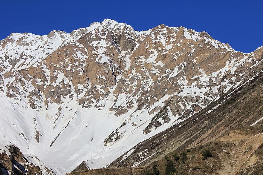 muntanyes, neu, Serra, muntanyós, paisatge de muntanya, muntanyes de neu, Vista de muntanya, paisatge, naturalesa, pakistan, Kashif H Khan