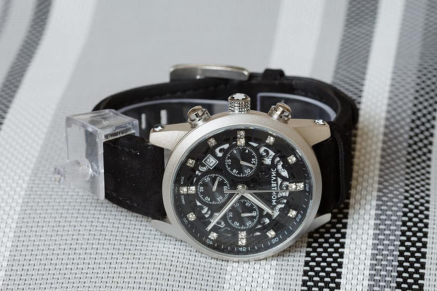 Armbanduhr, sehen, Zeit, Mont Blanc, Std, Protokoll, Uhr, Zubehörteil, Mode, Designer
