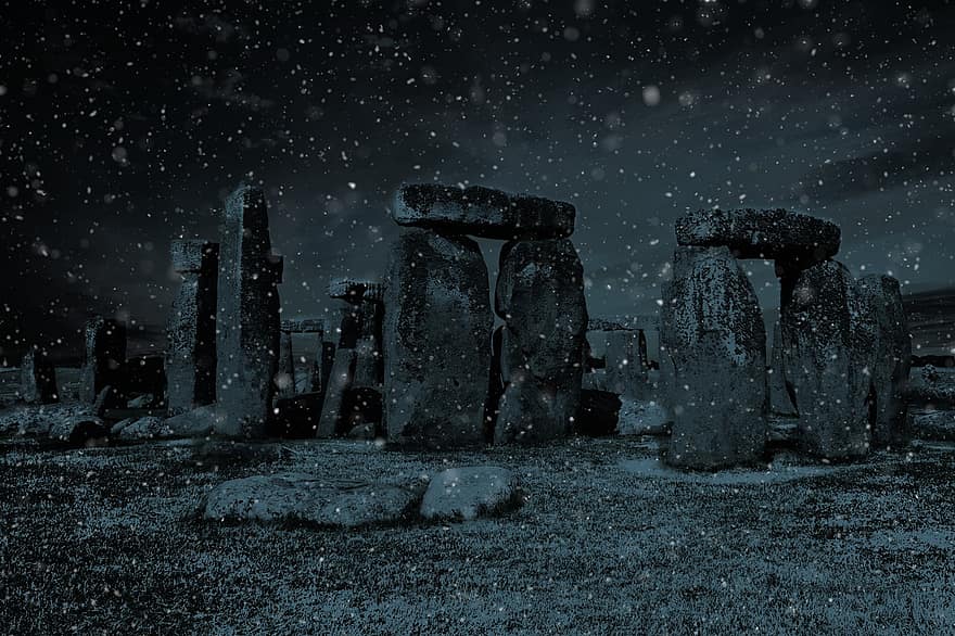 Stonehenge, Monument, uralt, England, Wahrzeichen, Steine, Monolith, Erbe, neolithisch, Sonnenwende